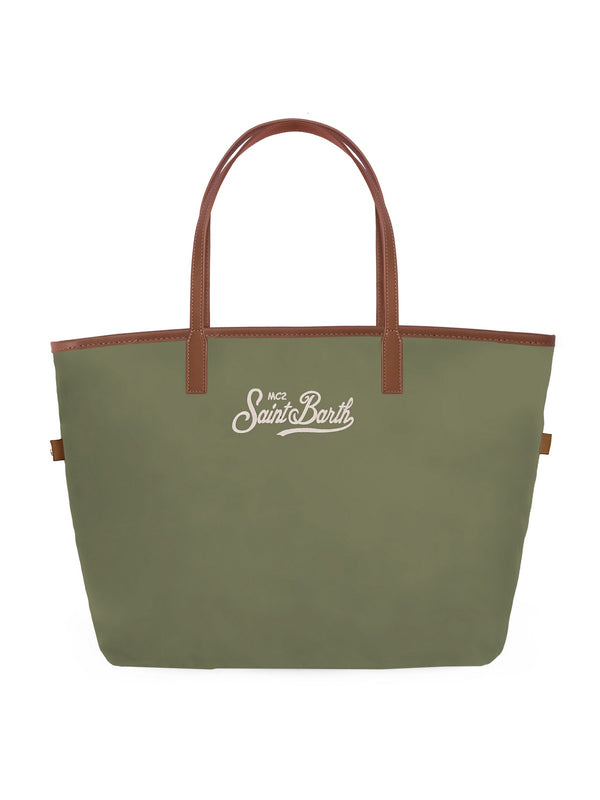 Mc2 Saint Barth Shoulder Bag City Bag Nylon 5218 Emb - Cb0002