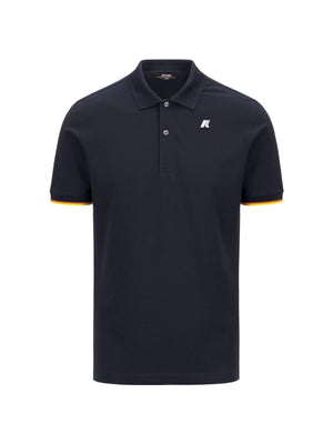 K-way Polo Uomo Vincent Pique Slim Blue DepTH K1125BW-K89