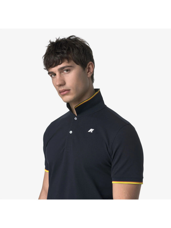 K-way Polo Uomo Vincent Pique Slim Blue DepTH K1125BW-K89