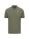 K-way Polo Uomo Vincent Pique Slim Green Lichen K1125BW-V15