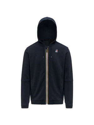 K-way Felpa Uomo Prosper Poly Cotton Blue DepTH K1126HW-K89
