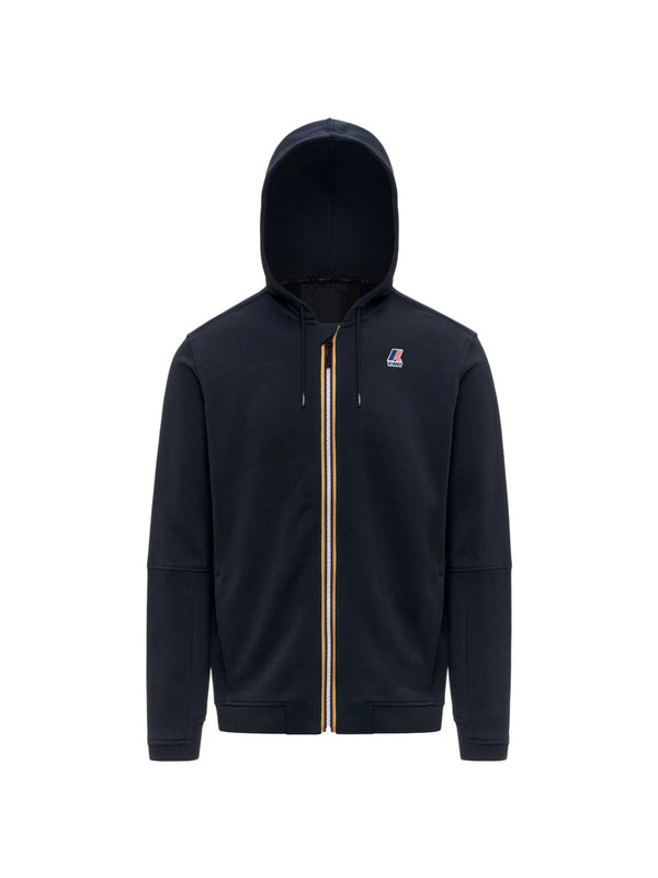 K-way Felpa Uomo Prosper Poly Cotton Blue DepTH K1126HW-K89