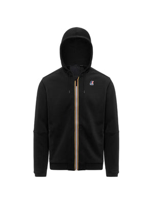 K-way Felpa Uomo Prosper Poly Cotton Black Pure<br /> K1126HW-USY