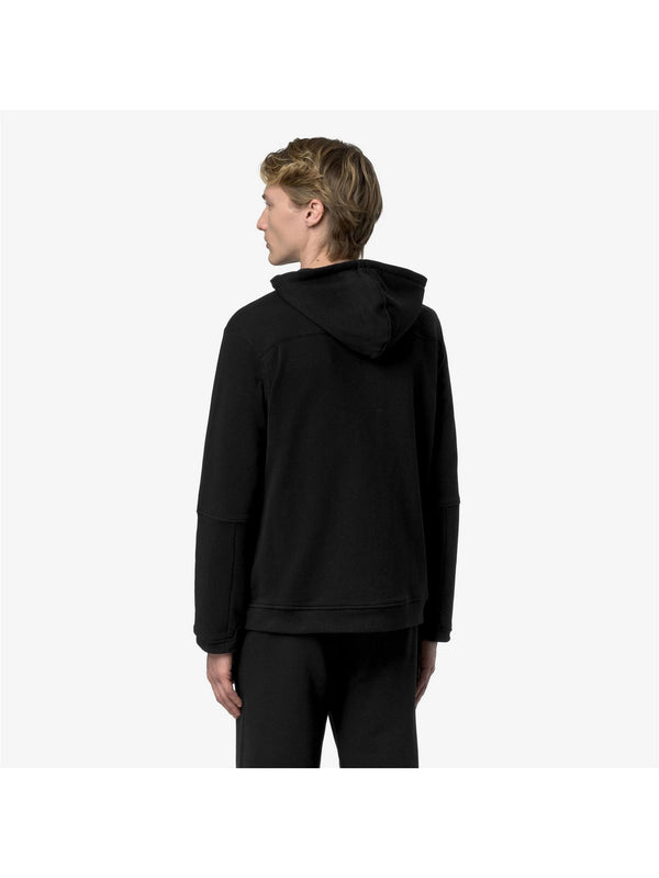 K-way Felpa Uomo Prosper Poly Cotton Black Pure<br /> K1126HW-USY