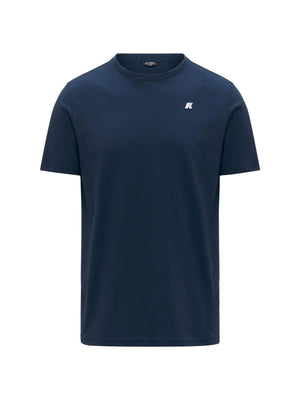 K-way T-shirt Uomo Odom Jersey Slim Blue Insignia K7125UW-B67