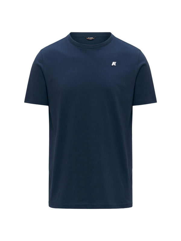 K-way T-shirt Uomo Odom Jersey Slim Blue Insignia K7125UW-B67