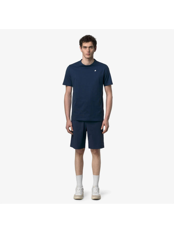 K-way T-shirt Uomo Odom Jersey Slim Black Pure K7125UW-USY