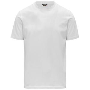 K-Way T-Shirt Uomo Odom Jersey Micro Lettering Bianca K81489W-1