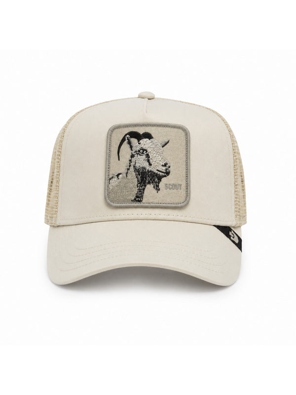 Goorin Bros Cappello Trucker Unisex Capra Beige Scout 101-2456-Scout