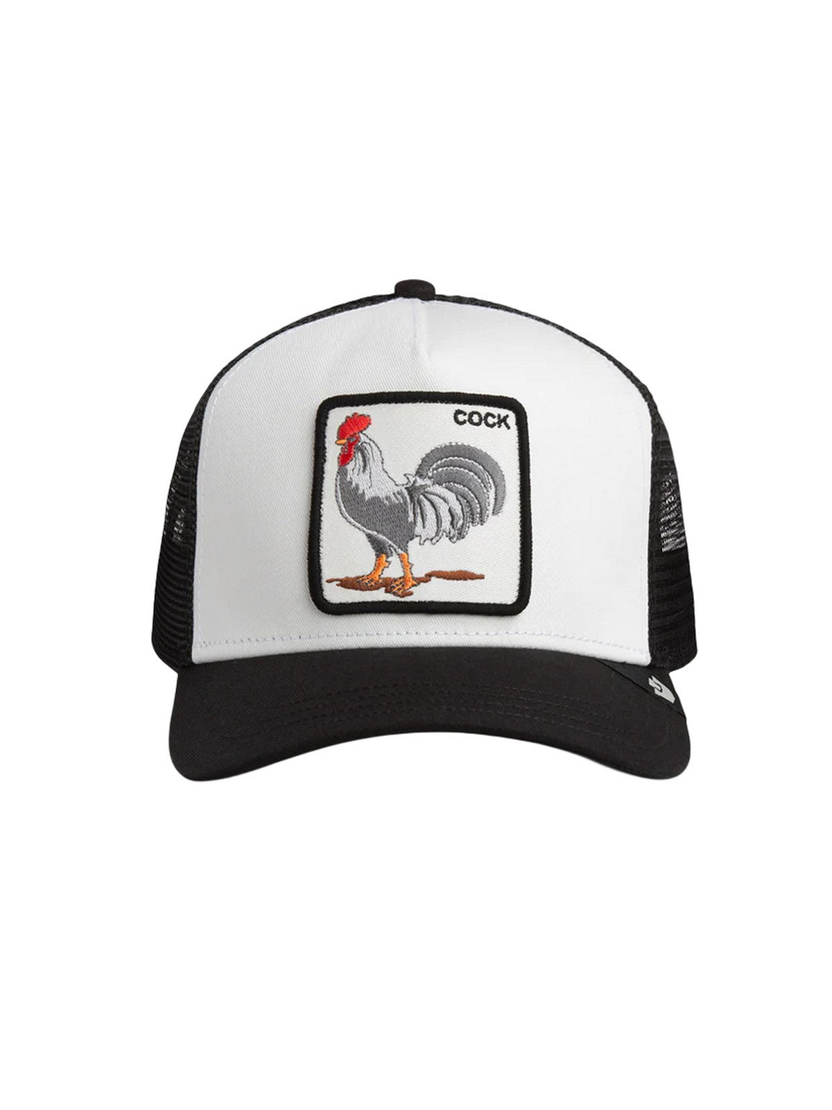 Goorin Bros Cappello Trucker Gallo Bianco e Nero Animal Farm Unisex 101-2458-DUS02