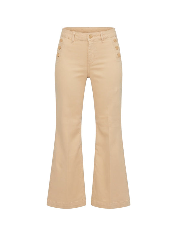 Liu Jo Pantalone Flare Donna Cream Beige Bottom Up WA6403 T367A-41208