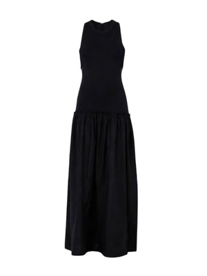 Liu Jo Abito Lungo Donna Nero con Cut-Out WA6466 MS55N-22222