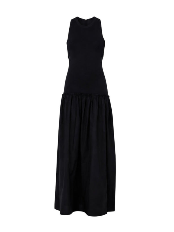 Liu Jo Abito Lungo Donna Nero con Cut-Out WA6466 MS55N-22222