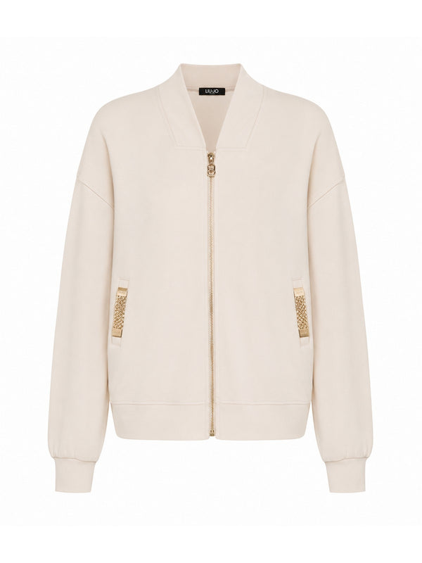 Liu Jo ECS FELPA APERTA Warm champagne TA6241 JS182-X0659