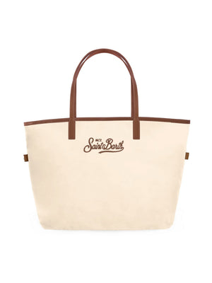 Mc2 Saint Barth Shoulder Bag City Bag Mid Nylon 1018 Emb - Cb0004
