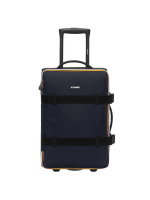 K-Way Trolley Unisex Blossac S Blu Blue Depth Black Pure Bagaglio a Mano K2127IW-Y04