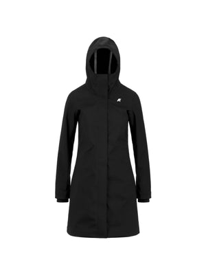 K-Way Giubbotto Donna Stephy Bonded Nero/Blu Black-Blue Depth K21489W-A3C