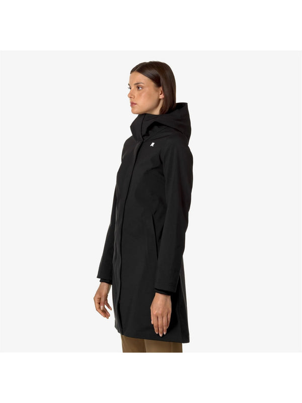 K-Way Giubbotto Donna Stephy Bonded Nero/Blu Black-Blue Depth K21489W-A3C