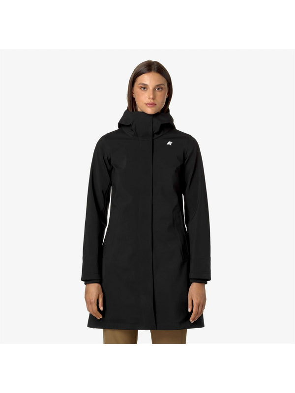 K-Way Giubbotto Donna Stephy Bonded Nero/Blu Black-Blue Depth K21489W-A3C