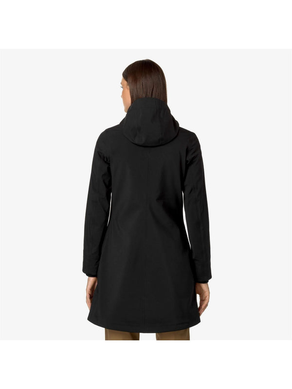 K-Way Giubbotto Donna Stephy Bonded Nero/Blu Black-Blue Depth K21489W-A3C