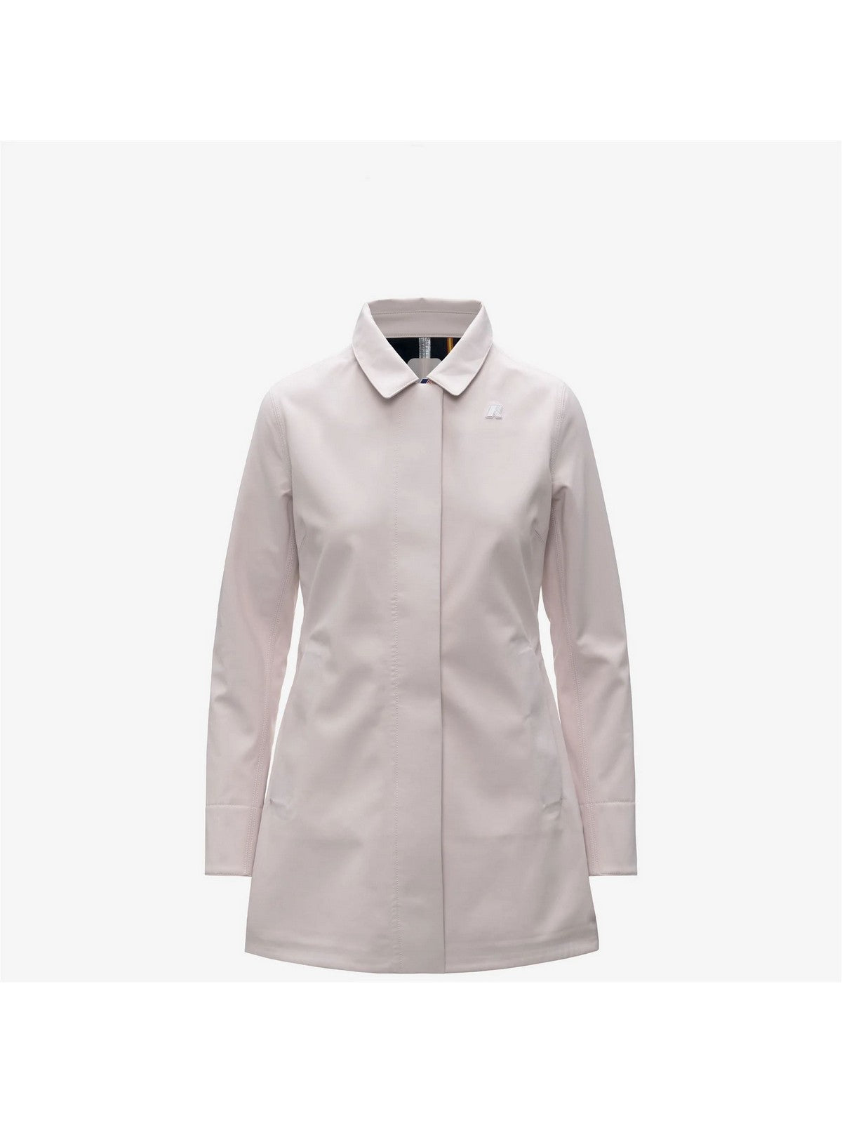 K-Way Giubbotto Donna Mathy Bonded Beige Cashmere/Blu K2148BW-B2A Impermeabile