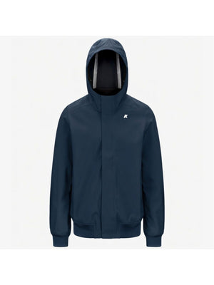 K-Way Giubbotto Uomo Joachim Bonded Blu Blue Depth K3135KW-A2B