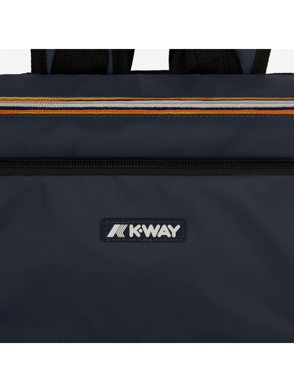 K-Way Zaino Unisex Gizy Blue Depth K4112XW-K89 Porta PC Impermeabile
