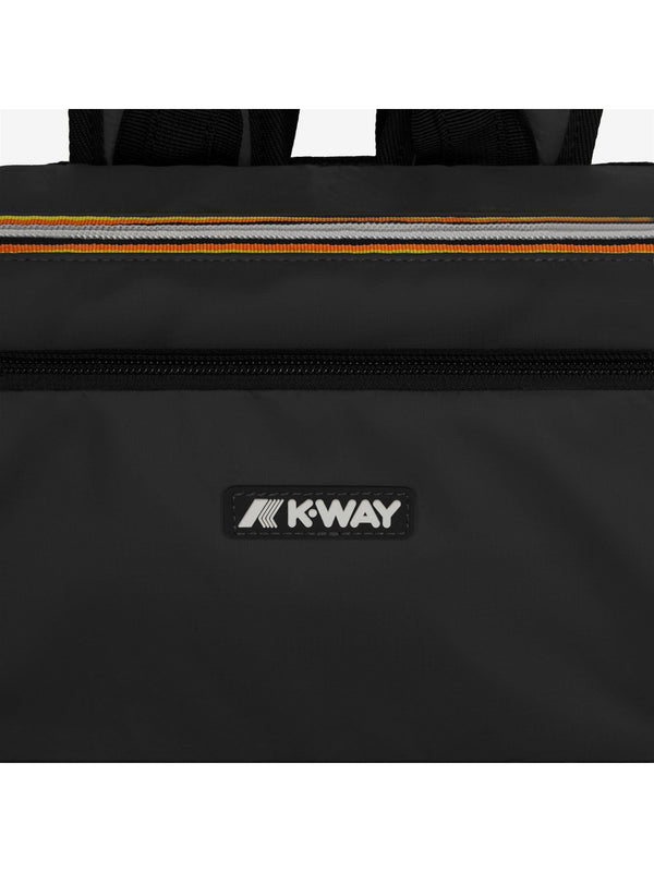 K-Way Zaino Unisex Gizy Black Pure Nero K4112XW-USY Porta PC Impermeabile