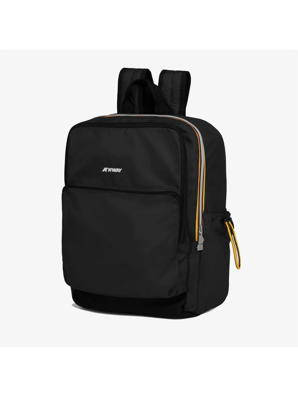 K-Way Zaino Unisex Gizy Black Pure Nero K4112XW-USY Porta PC Impermeabile