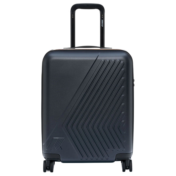 K-Way Trolley Cabina Unisex Eudoxie Logo Black Pure Nero K4125ZW-USY Rigido TSA