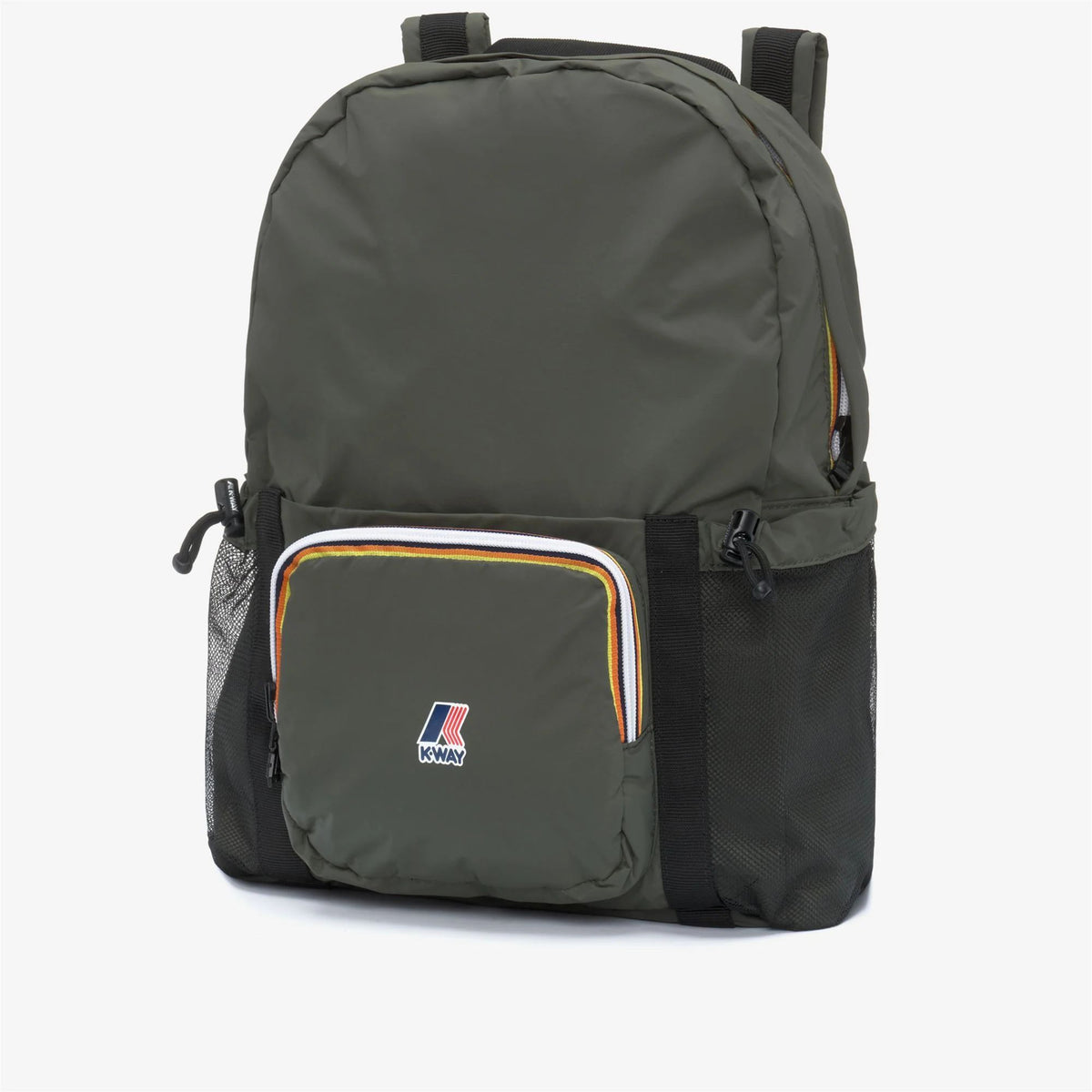 K-Way | Zaino Le Vrai 4.0 Michel Unisex in Nylon Ripstop Impermeabile | Verde Green Blackish | K5135PW-WMR