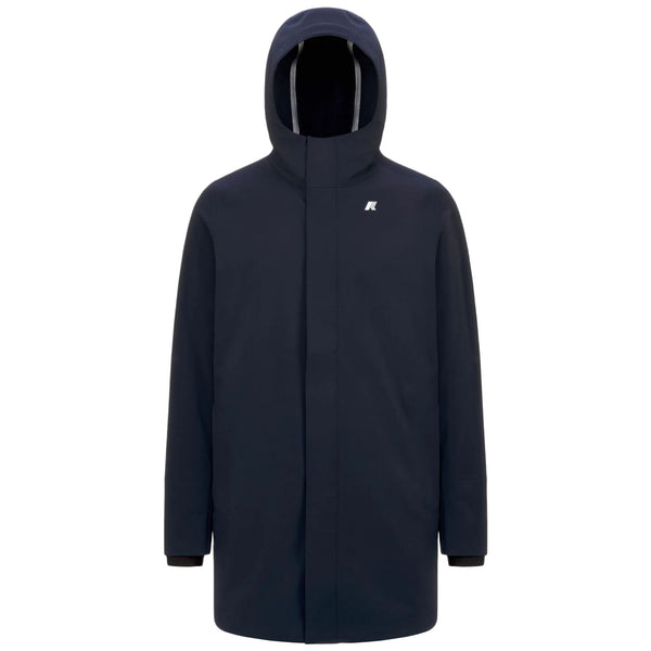 K-Way Giubbotto Uomo Marlyn Bonded Impermeabile Blu Depth K7126UW-A2B