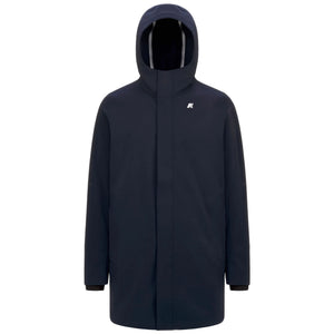 K-Way Giubbotto Uomo Marlyn Bonded Impermeabile Blu Depth K7126UW-A2B