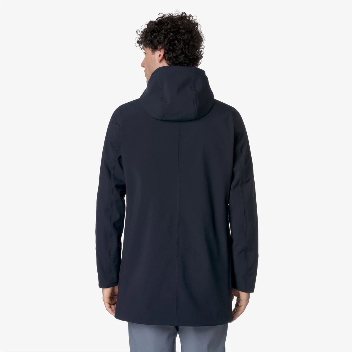 K-Way Giubbotto Uomo Marlyn Bonded Impermeabile Blu Depth K7126UW-A2B