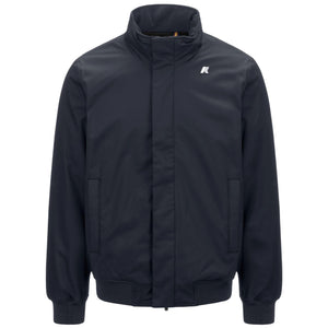 K-Way Amaury Twill Marmotta Giubbotto Uomo Blu Impermeabile con Imbottitura PrimaLoft K8133EW-AL9