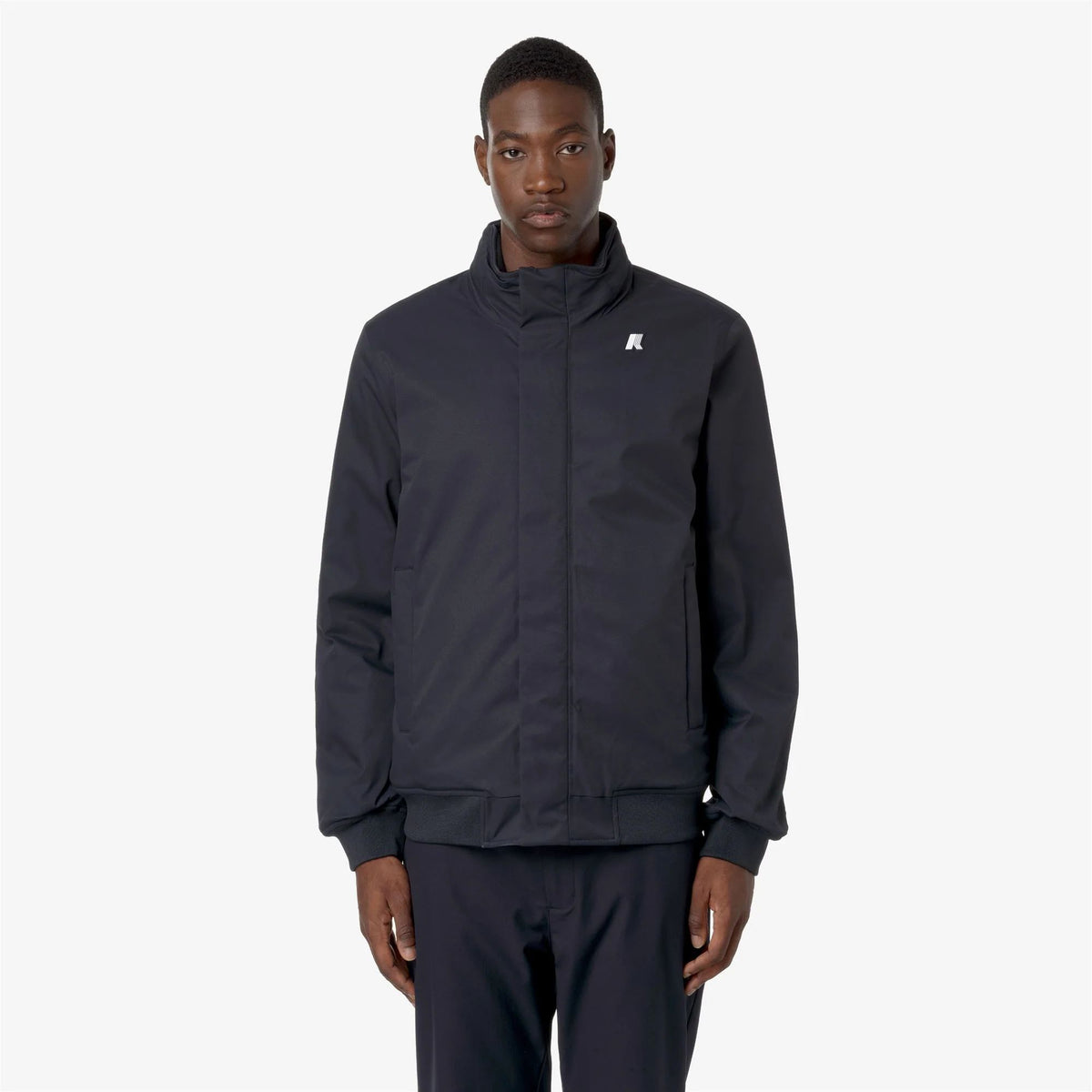 K-Way Amaury Twill Marmotta Giubbotto Uomo Blu Impermeabile con Imbottitura PrimaLoft K8133EW-AL9