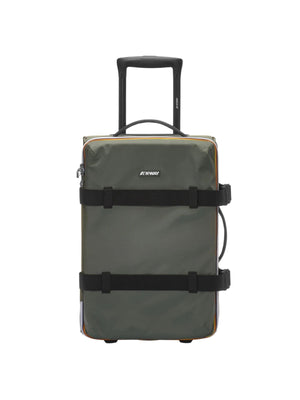 K-Way Trolley Unisex Blossac S Verde Green Blackish Bagaglio a Mano K2127IW-Y02