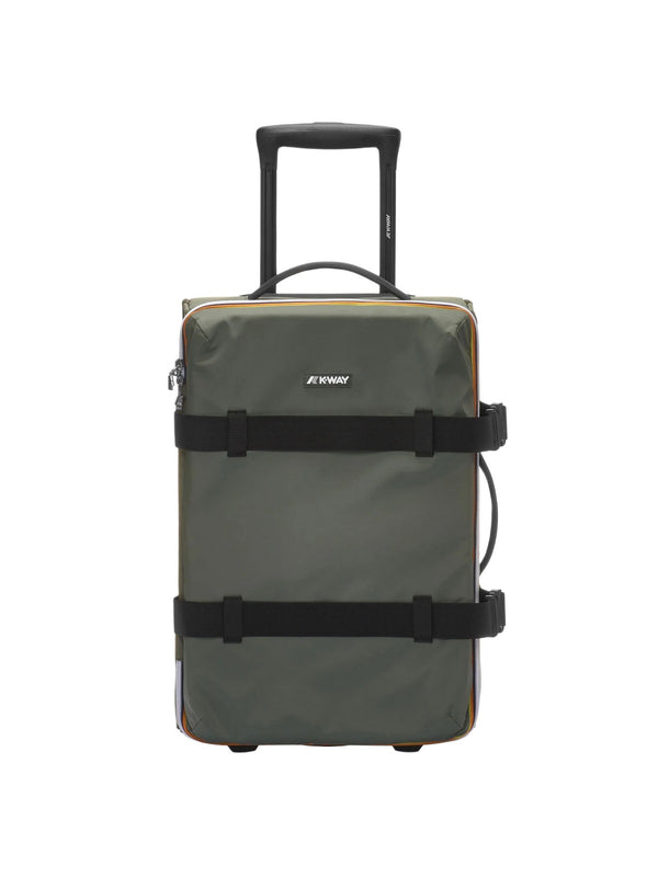 K-Way Trolley Unisex Blossac S Verde Green Blackish Bagaglio a Mano K2127IW-Y02