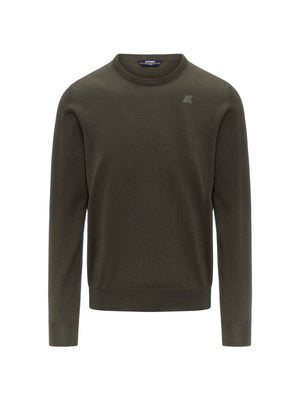 K-Way Maglia Uomo Sebastien Merino Verde Green Blackish K2142EW-WMR