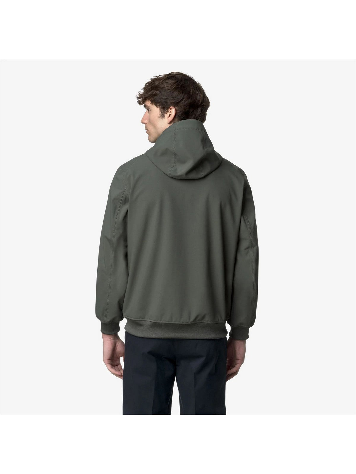 K-Way Giubbotto Uomo Joachim Bonded Verde Green Blackish/Blue Depth K3135KW-AF0