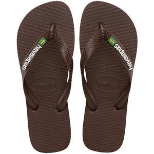 Havaianas Brasil Logo FC Infradito Uomo Marrone