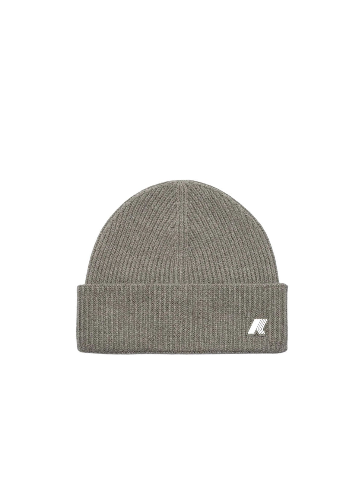 K-Way Cappello Unisex Brice Cardigan Stitch Wool Beige Khaki K2132HW-677