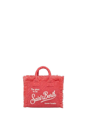 MC2 Saint Barth Borsa Vanity Mini Sponge Terry Zebra Donna Rosso Fragola VAMI003-02692L