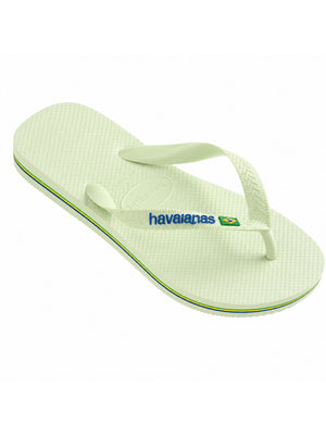 Havaianas Infradito Uomo Brasil Logo Verde Chiaro