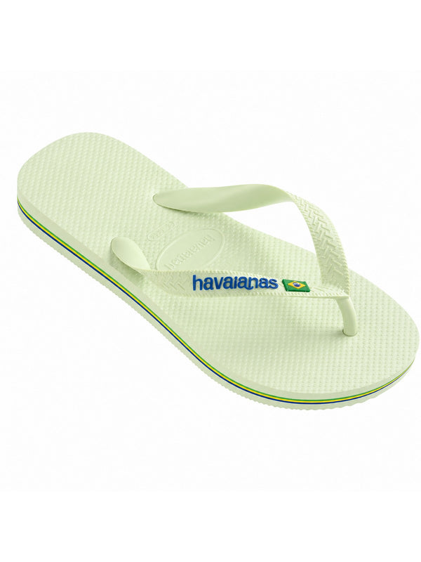 Havaianas Infradito Uomo Brasil Logo Verde Chiaro