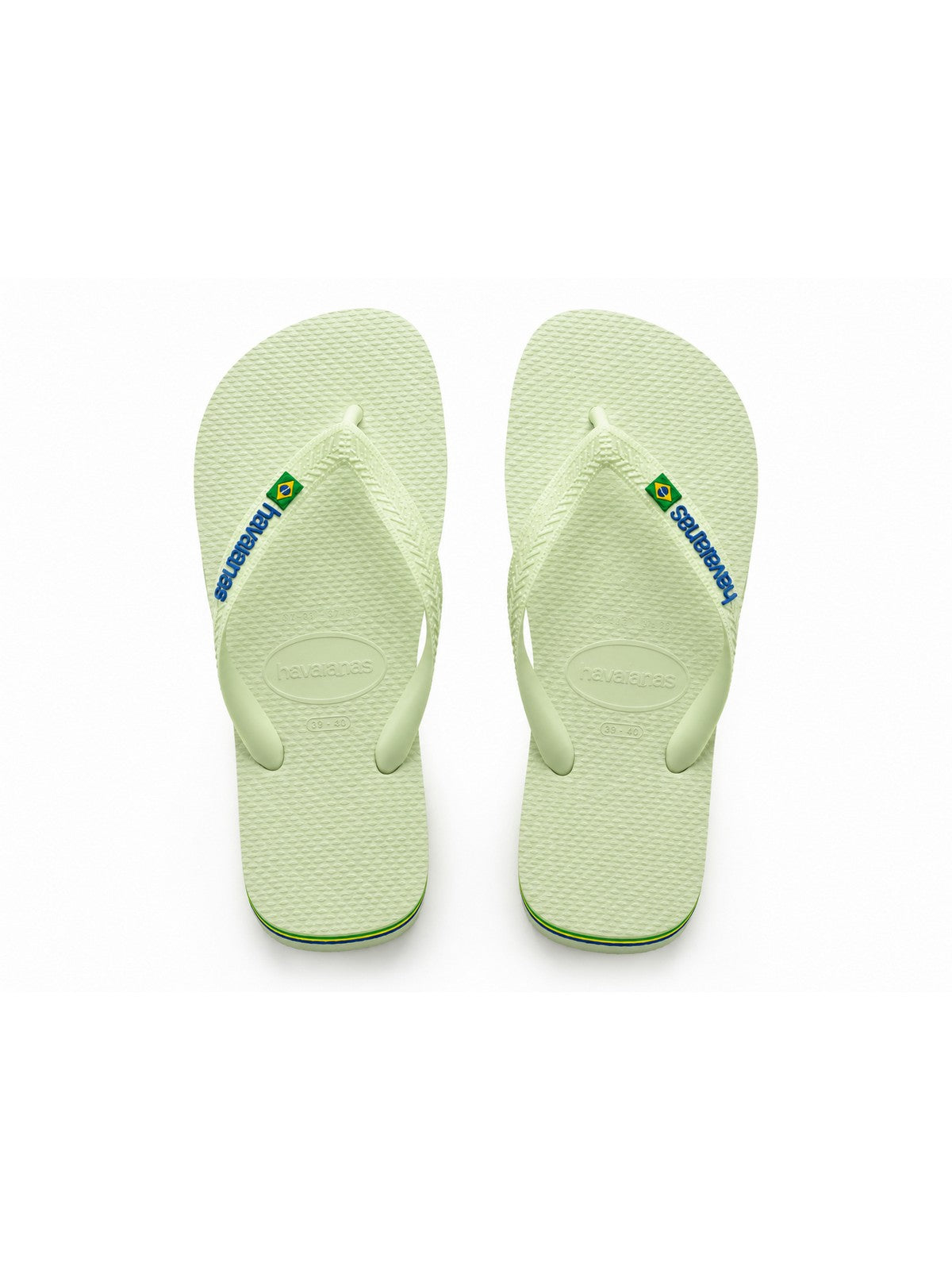 Havaianas Infradito Uomo Brasil Logo Verde Chiaro