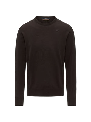 K-Way Maglia Uomo Sebastien Merino Black Coffee in Lana Merino K2142EW-260