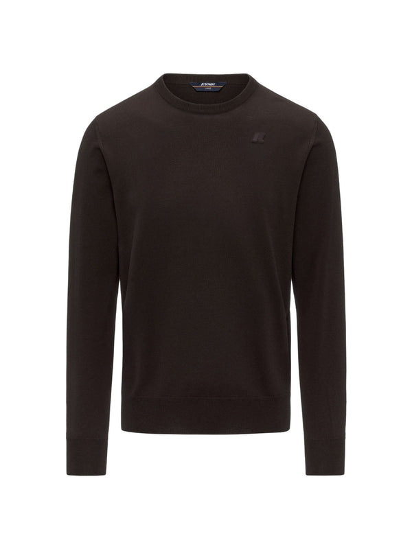 K-Way Maglia Uomo Sebastien Merino Black Coffee in Lana Merino K2142EW-260