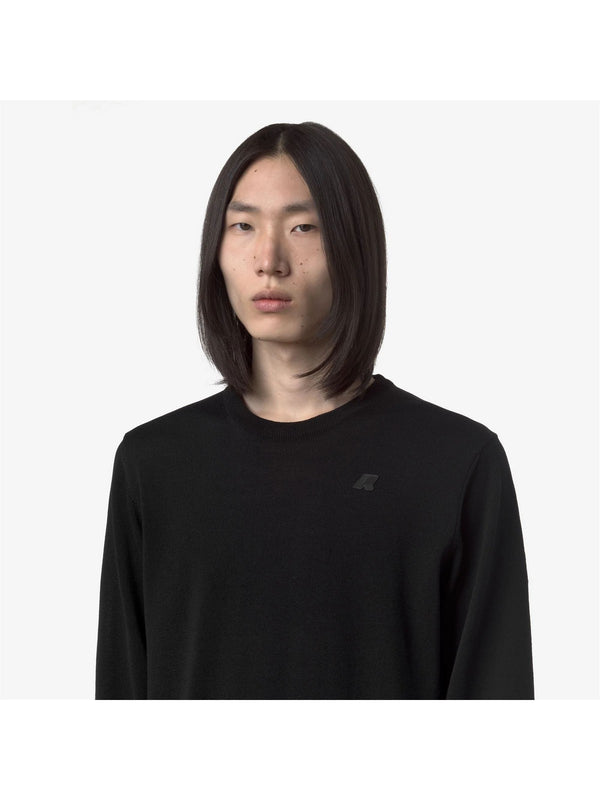 K-Way Maglia Uomo Sebastien Merino Black Pure K2142EW-US