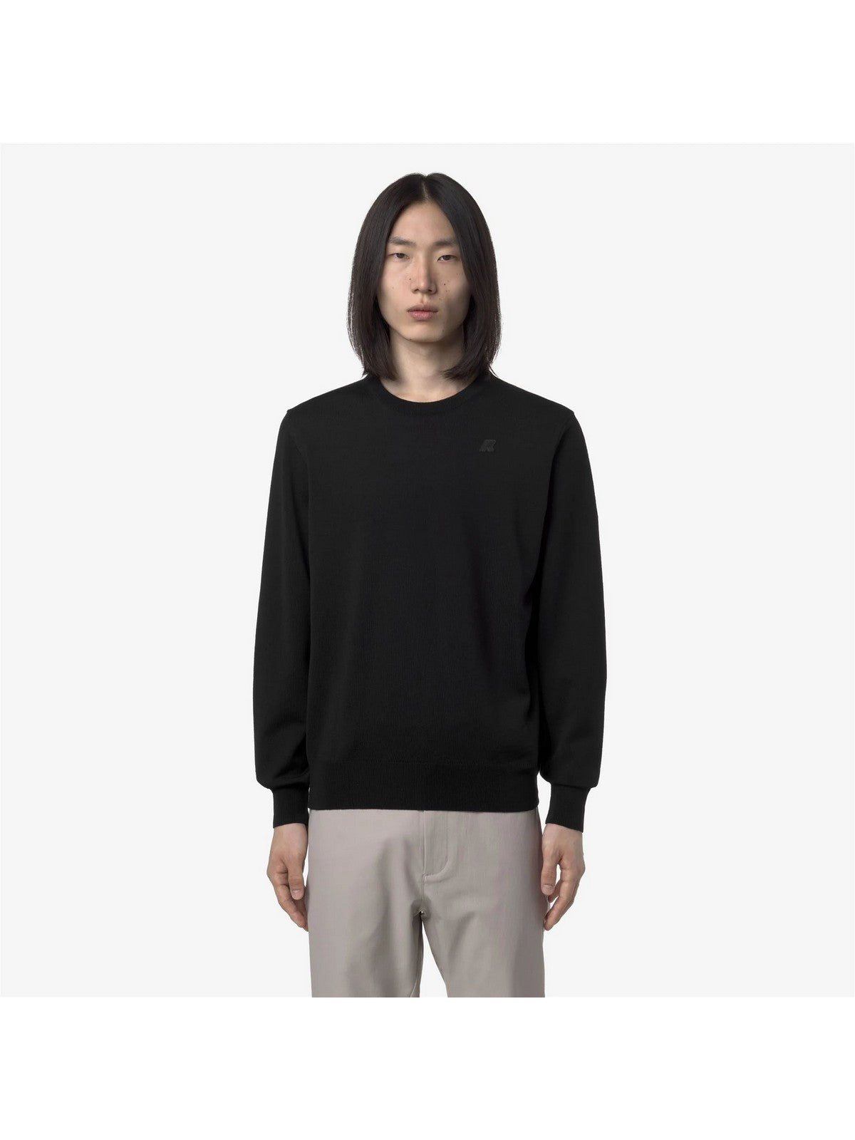K-Way Maglia Uomo Sebastien Merino Black Pure K2142EW-US